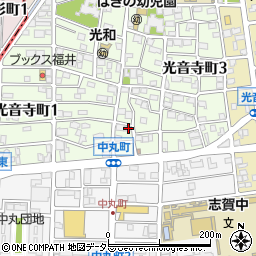 愛知県名古屋市北区光音寺町1丁目91周辺の地図