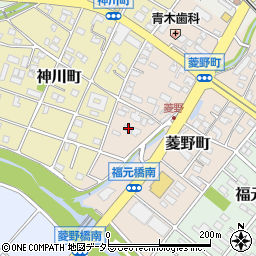 愛知県瀬戸市菱野町155周辺の地図