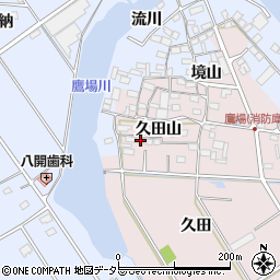 愛知県愛西市鷹場町久田山65-2周辺の地図