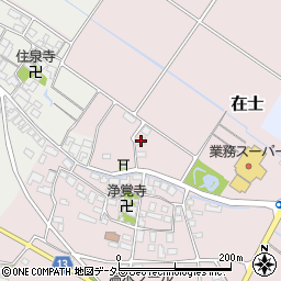 滋賀県犬上郡甲良町在士289周辺の地図
