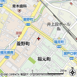 愛知県瀬戸市菱野町209周辺の地図