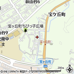 愛知県瀬戸市宝ケ丘町118周辺の地図