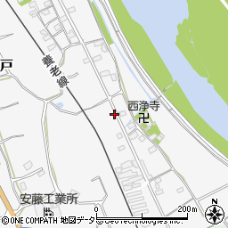 岐阜県海津市南濃町上野河戸周辺の地図