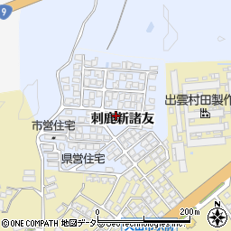 島根県大田市久手町刺鹿新諸友391-55周辺の地図