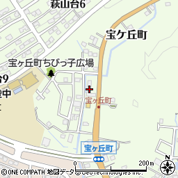 愛知県瀬戸市宝ケ丘町96周辺の地図