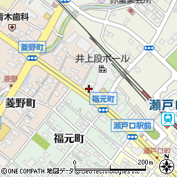 愛知県瀬戸市福元町7周辺の地図