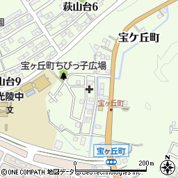 愛知県瀬戸市宝ケ丘町121周辺の地図