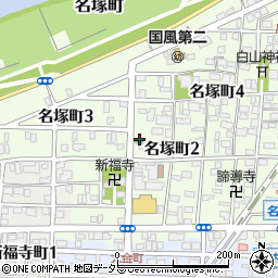 愛知県名古屋市西区名塚町3丁目10周辺の地図
