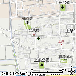 愛知県清須市上条織部周辺の地図