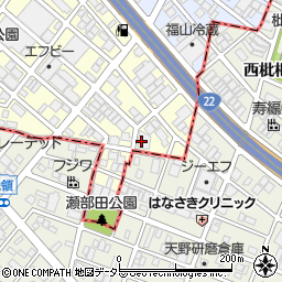 美濃製紙原料株式会社　名古屋営業所周辺の地図