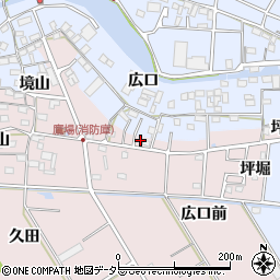 愛知県愛西市鷹場町五反山10-2周辺の地図