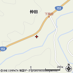 愛知県豊田市黒田町足ケ口周辺の地図