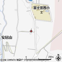 静岡県富士宮市安居山389周辺の地図