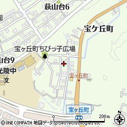 愛知県瀬戸市宝ケ丘町123周辺の地図