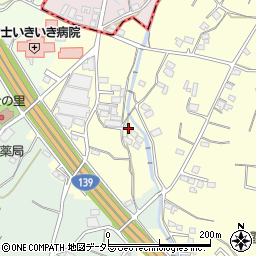 静岡県富士市久沢1637-2周辺の地図