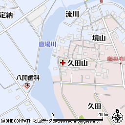 愛知県愛西市鷹場町久田山33周辺の地図
