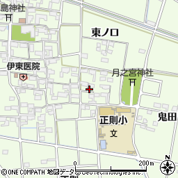 愛知県あま市二ツ寺屋敷149周辺の地図