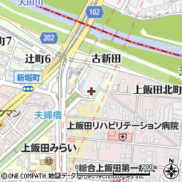 愛知県名古屋市北区辻町古新田周辺の地図