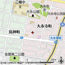愛知県名古屋市守山区大永寺町周辺の地図