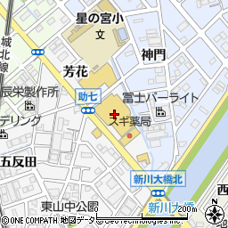 ケーズデンキ清須店周辺の地図
