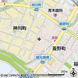 愛知県瀬戸市菱野町146周辺の地図