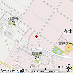 滋賀県犬上郡甲良町在士833周辺の地図