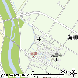 滋賀県彦根市海瀬町721周辺の地図