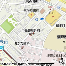 愛知県瀬戸市緑町1丁目110周辺の地図