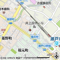 愛知県瀬戸市福元町3周辺の地図