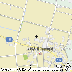 岐阜県海津市海津町立野周辺の地図