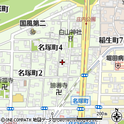愛知県名古屋市西区名塚町4丁目17周辺の地図