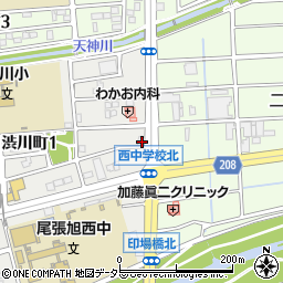 愛知県尾張旭市渋川町1丁目19-3周辺の地図