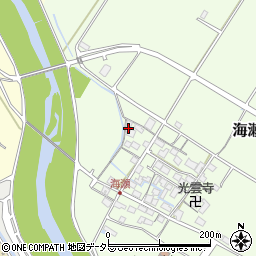 滋賀県彦根市海瀬町722周辺の地図