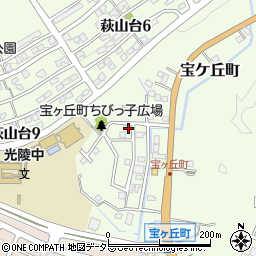 愛知県瀬戸市宝ケ丘町133-21周辺の地図