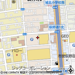 愛知県名古屋市北区浪打町周辺の地図