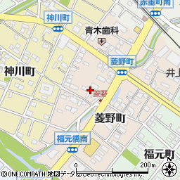 愛知県瀬戸市菱野町133周辺の地図