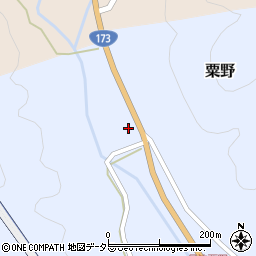 京都府京丹波町（船井郡）粟野（町）周辺の地図