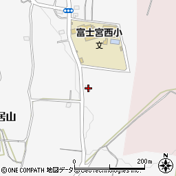 静岡県富士宮市安居山388周辺の地図