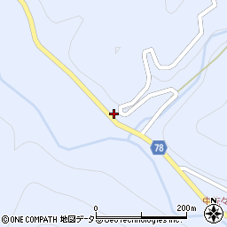 京都府南丹市日吉町佐々江飛谷口周辺の地図
