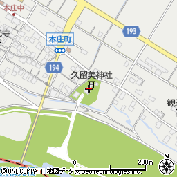 滋賀県彦根市本庄町2516周辺の地図