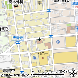 愛知県名古屋市北区水草町周辺の地図