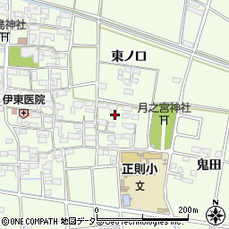 愛知県あま市二ツ寺屋敷130周辺の地図