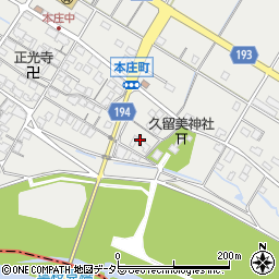 滋賀県彦根市本庄町2528周辺の地図