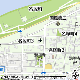 愛知県名古屋市西区名塚町3丁目71周辺の地図