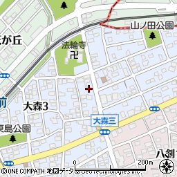 愛知県名古屋市守山区大森3丁目2010周辺の地図