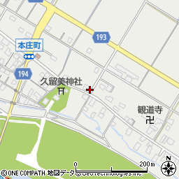 滋賀県彦根市本庄町2501周辺の地図