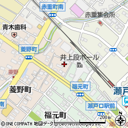 愛知県瀬戸市菱野町199周辺の地図