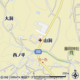 愛知県豊田市北一色町山洞63-15周辺の地図