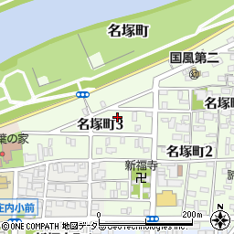愛知県名古屋市西区名塚町3丁目77周辺の地図