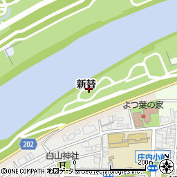 愛知県名古屋市西区堀越町新替周辺の地図